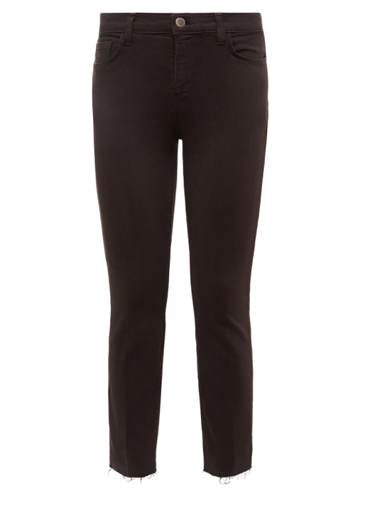 Sada High Rise Crop Slim Espresso